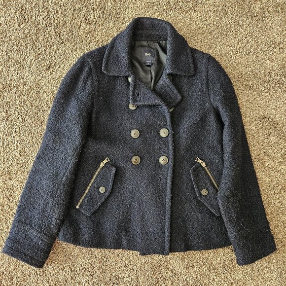 Navy Wool Jacket - Picture 3 of 11